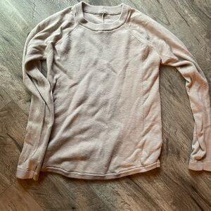 Lululemon beige/dusty pink sweater